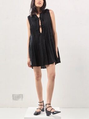 Valeria Mini Linen Dress